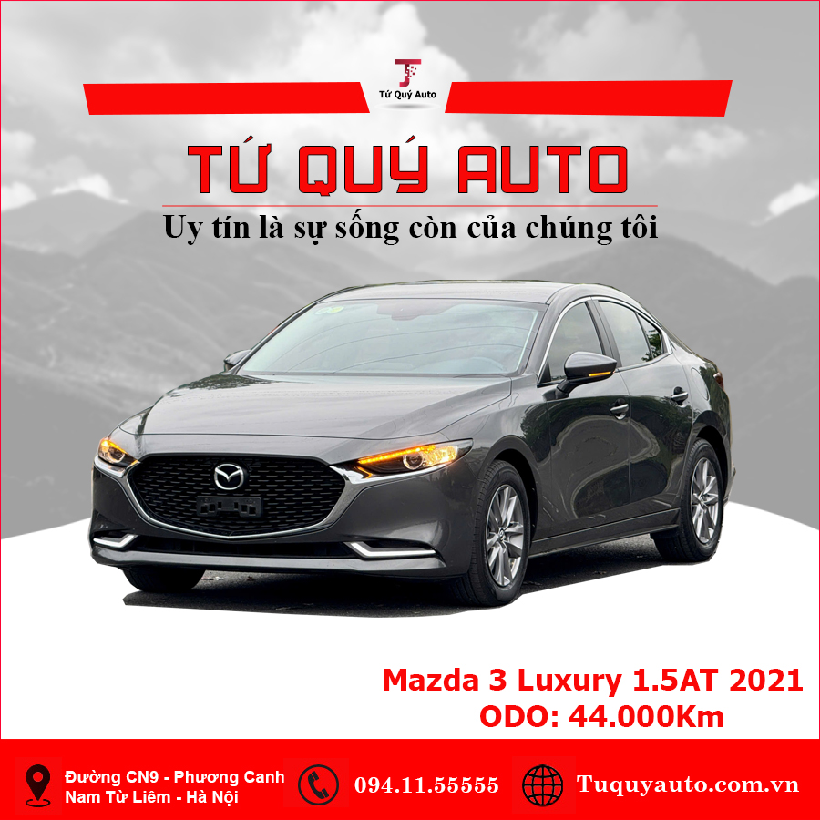 Xe Mazda 3 1.5L Luxury 2021 - Xám