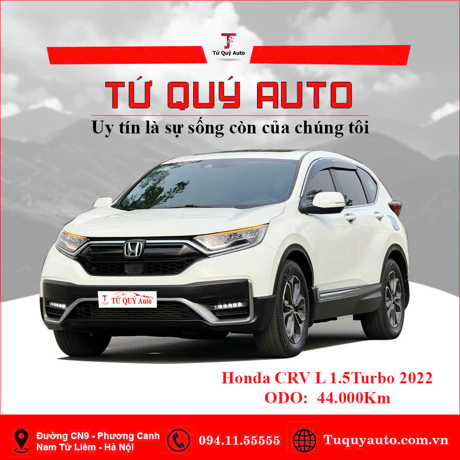 Xe Honda CRV LSE 2022 - Trắng