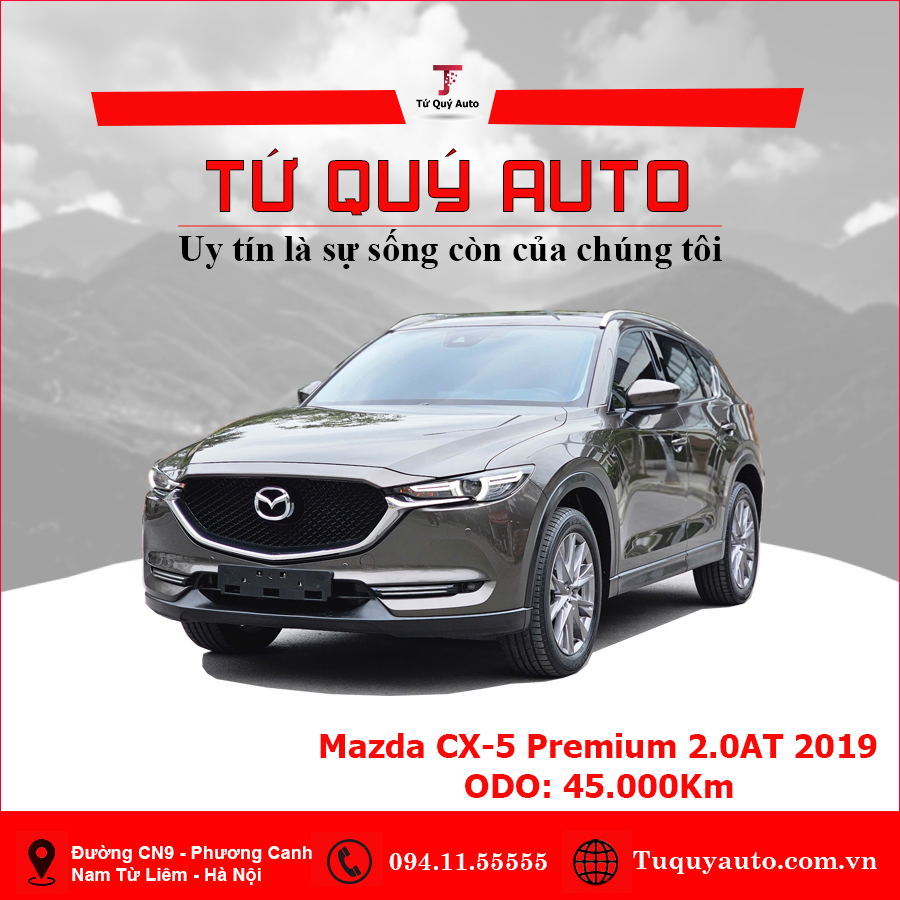 Xe Mazda CX5 2.0 Premium 2019 - Nâu