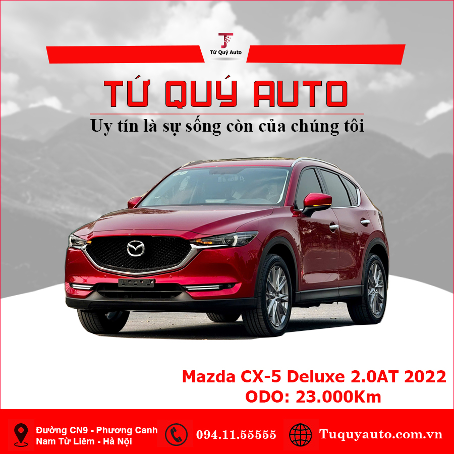 Xe Mazda CX5 Deluxe 2.0 AT 2022 - Đỏ