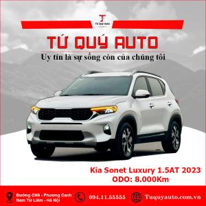 Xe Kia Sonet Luxury 1.5 AT 2023 - Trắng