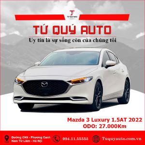 Xe Mazda 3 1.5L Luxury 2022 - Trắng