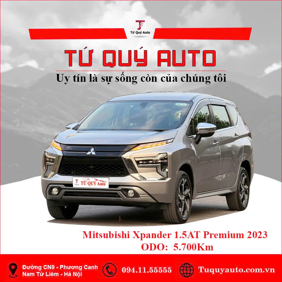 Xe Mitsubishi Xpander Premium 1.5 AT 2023 - Bạc