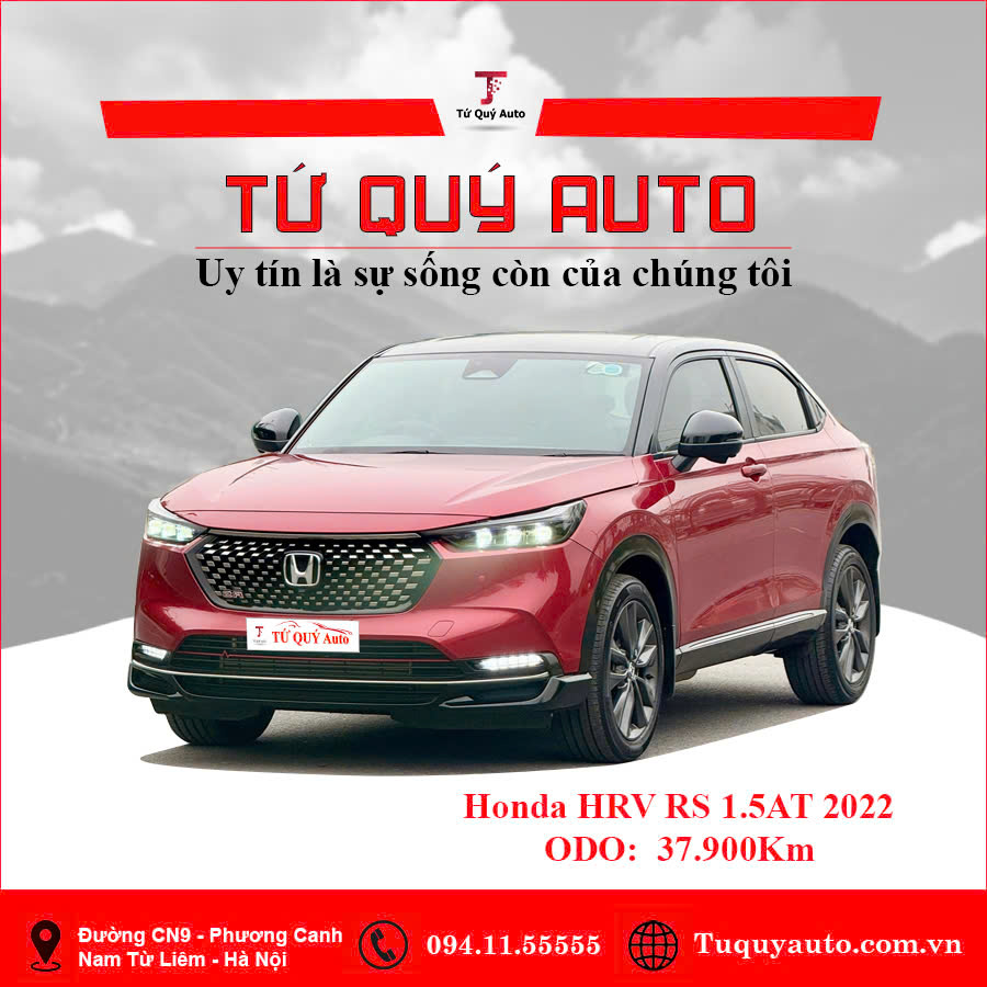 Xe Honda HRV RS 1.5 Turbo 2022 - Đỏ