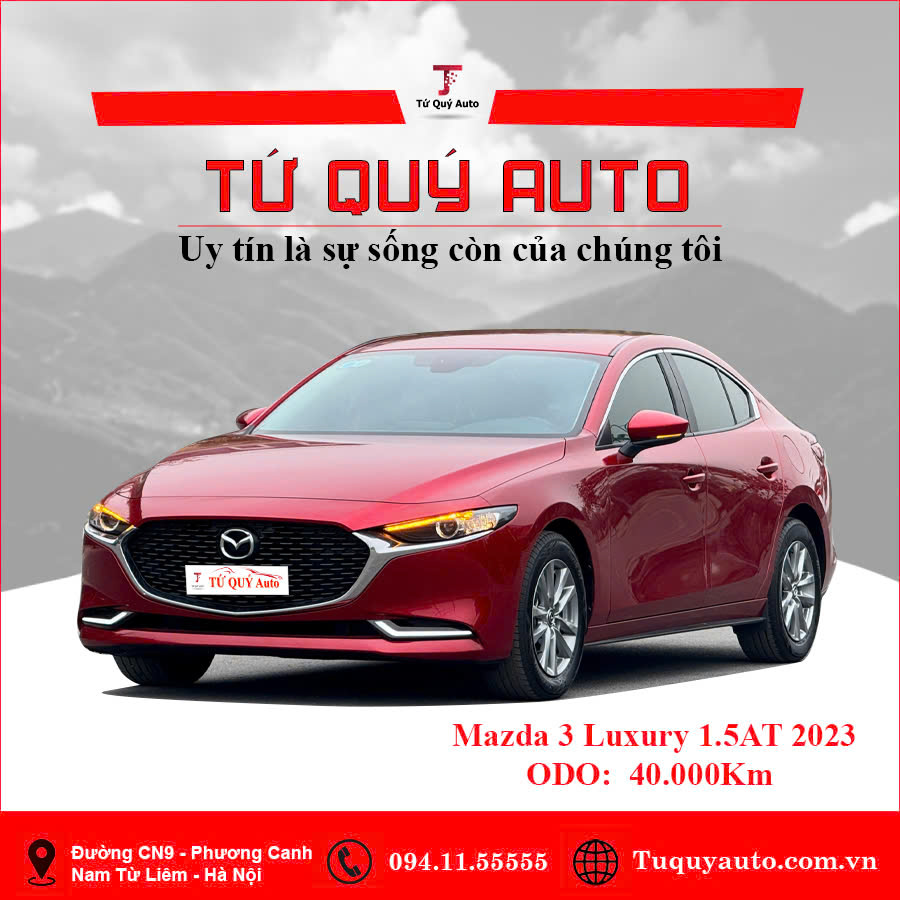 Xe Mazda 3 1.5L Luxury 2023 - Đỏ