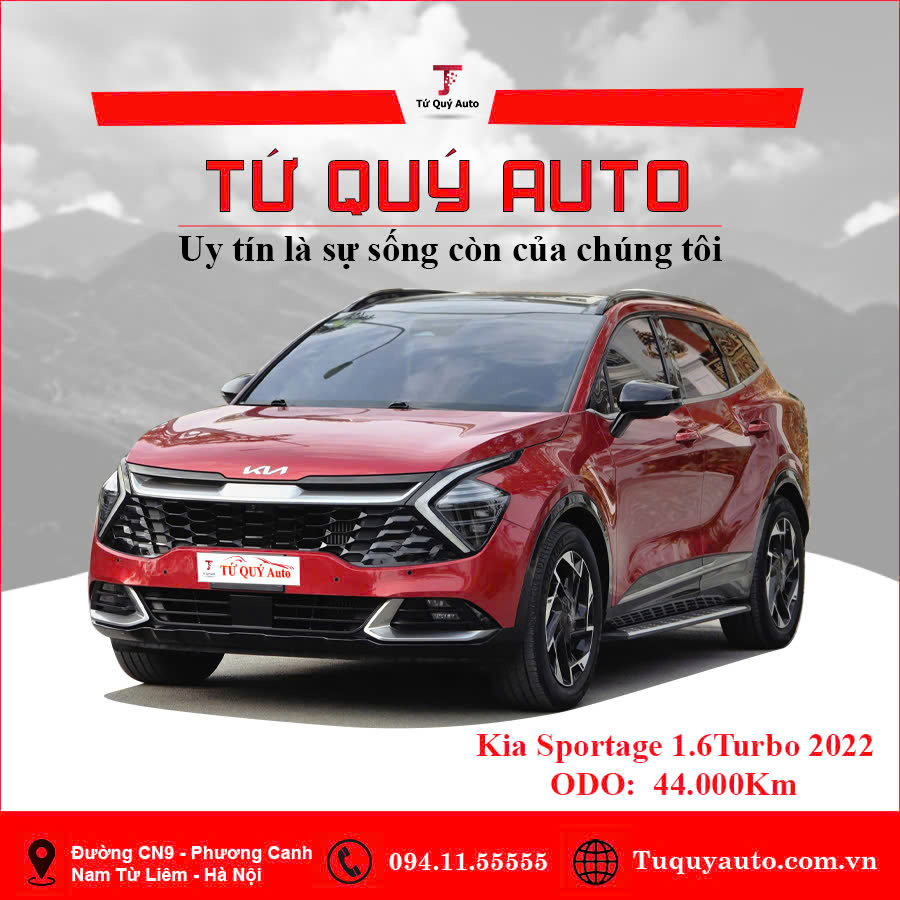 Xe Kia Sportage Signature 1.6T AWD 2022 - Đỏ