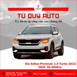 Xe Kia Seltos Premium 1.4 AT 2023 - Trắng