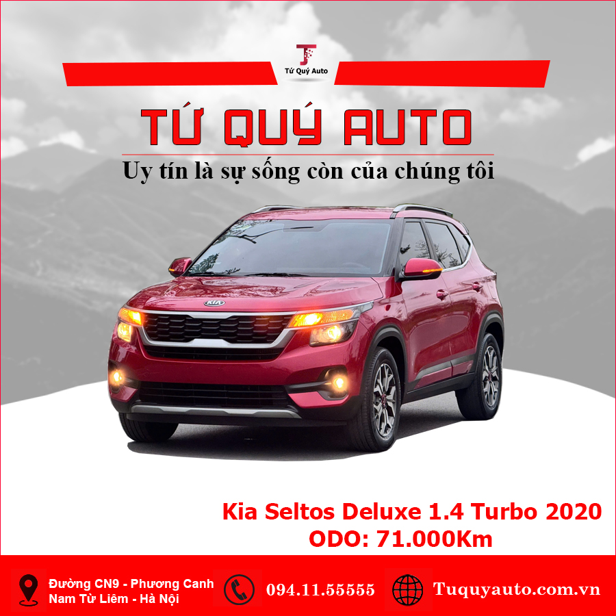 Xe Kia Seltos Deluxe 1.4 AT 2020 - Đỏ