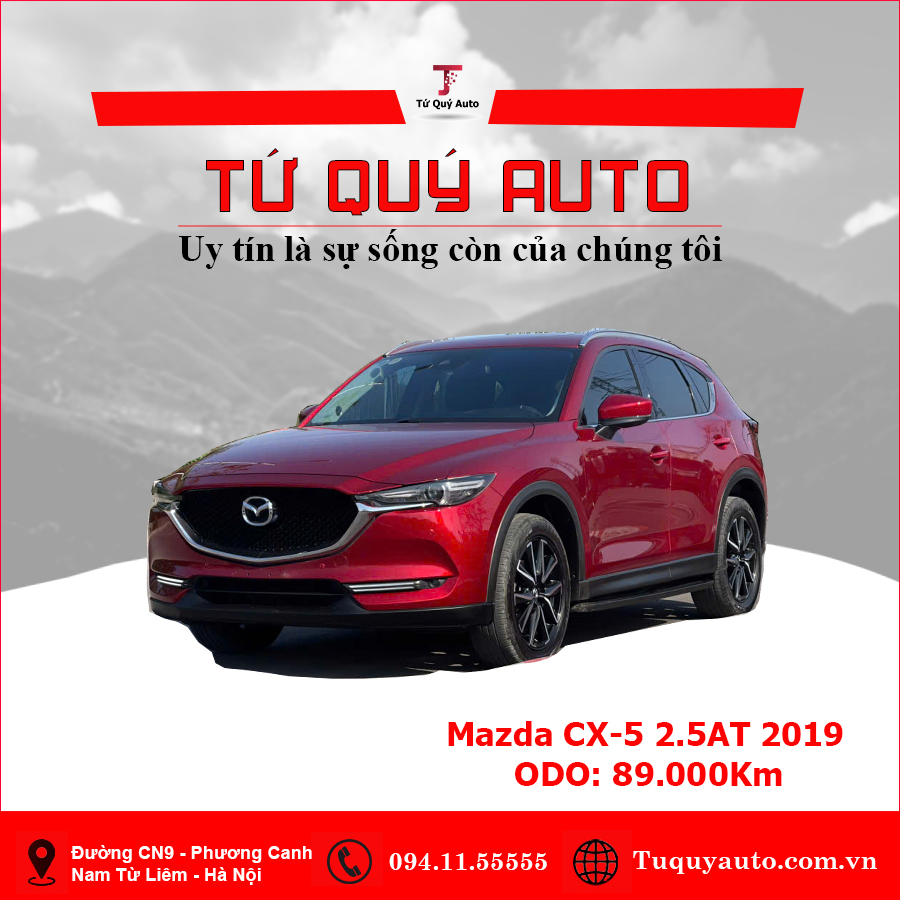 Xe Mazda CX5 2.5 AT 2WD 2019 - Đỏ