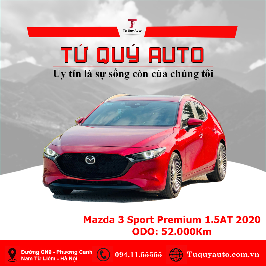 Xe Mazda 3 1.5L Sport Premium 2020 - Đỏ