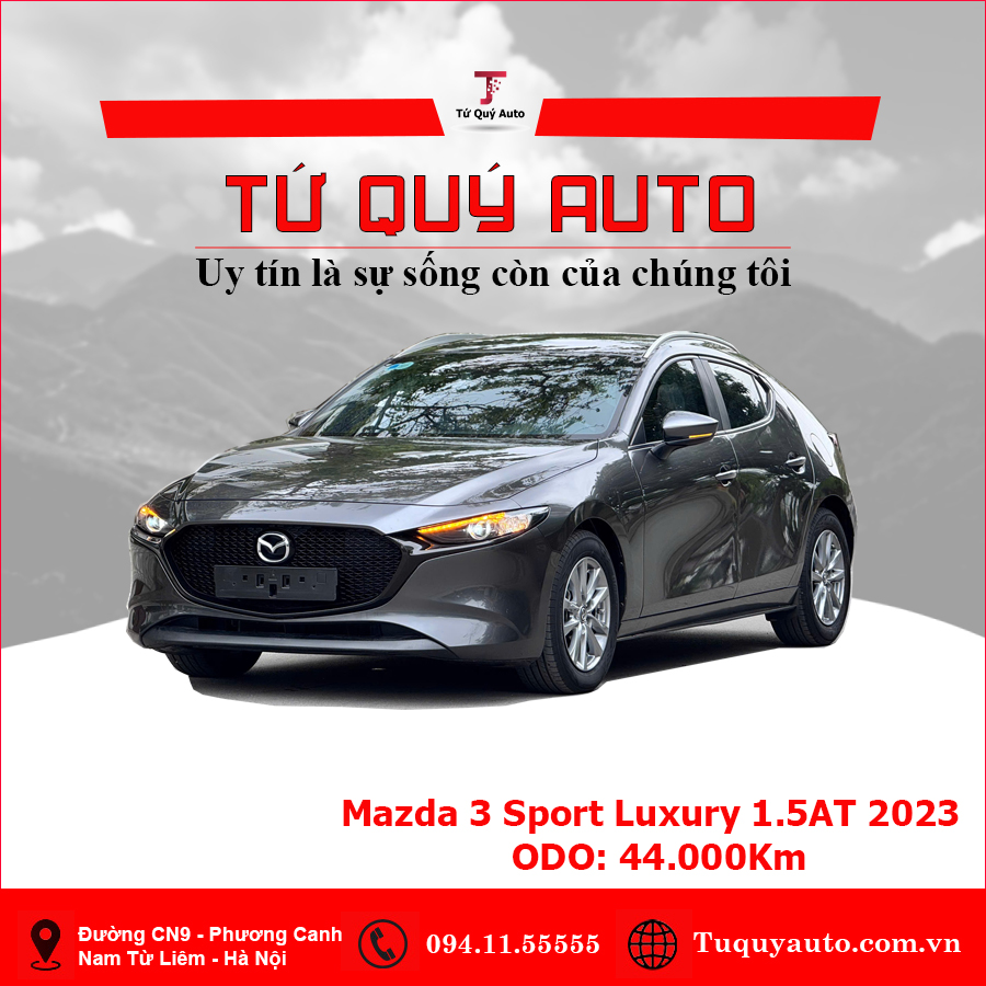 Xe Mazda 3 1.5L Sport Luxury 2023 - Xám