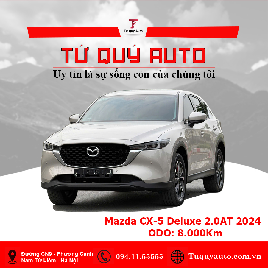 Xe Mazda CX5 Deluxe 2.0 AT 2024 - Vàng Kim