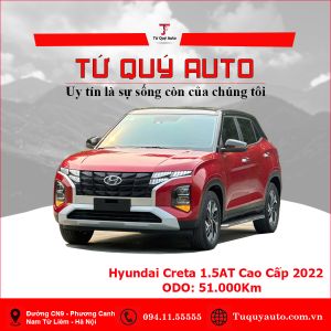Xe Hyundai Creta Cao cấp 1.5 AT 2022 - Đỏ