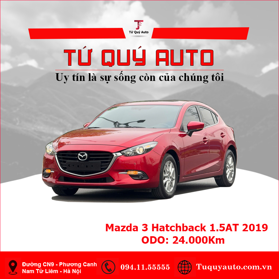 Xe Mazda 3 Hatchback 1.5AT 2019 - Đỏ