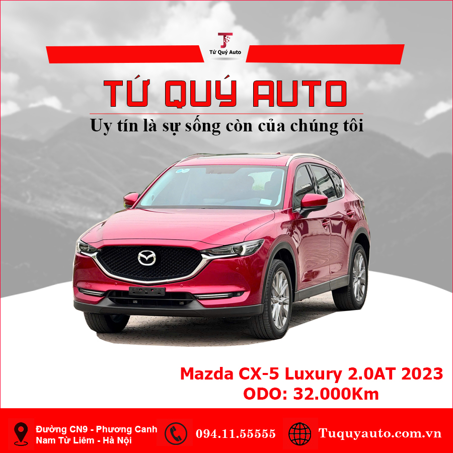 Xe Mazda CX5 2.0 Luxury 2023 - Đỏ