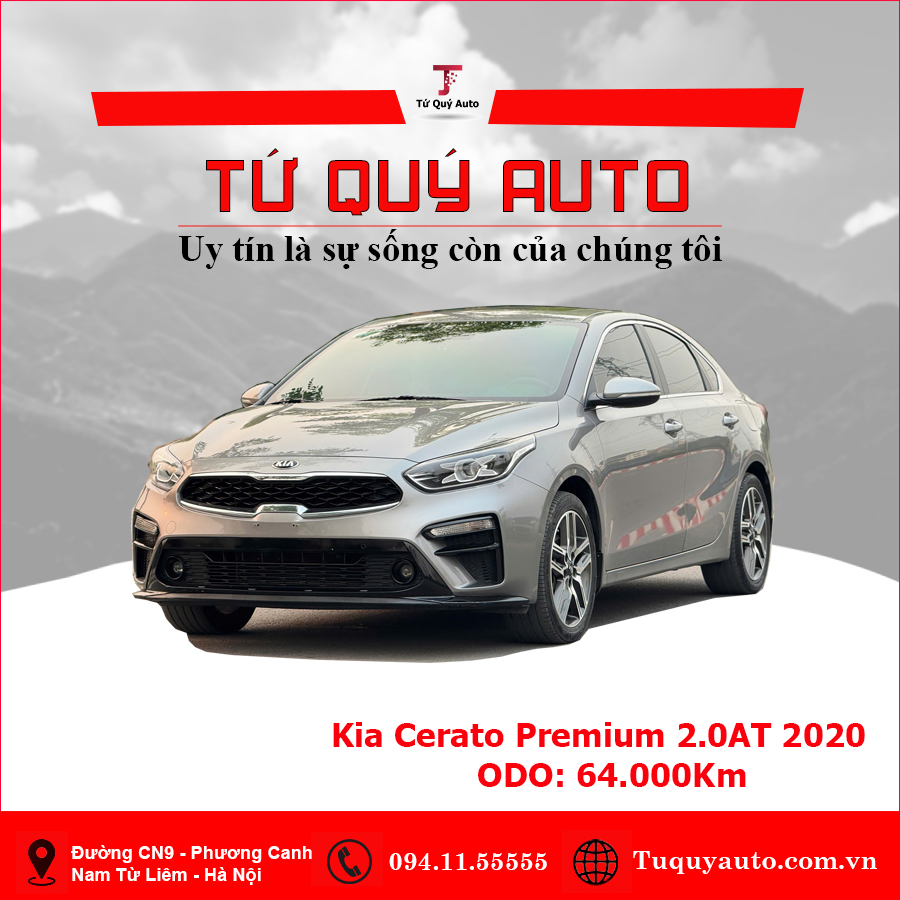 Xe Kia Cerato 2.0 AT Premium 2020 - Xám