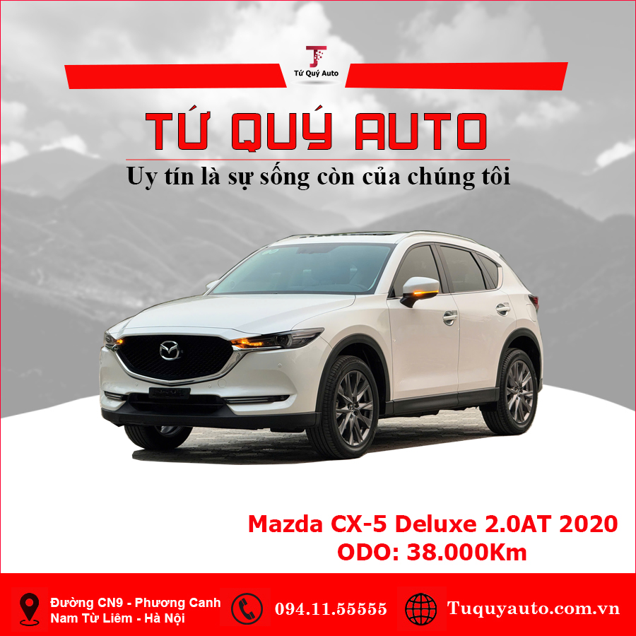 Xe Mazda CX5 2.0 Deluxe 2020 - Trắng