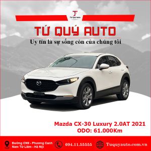 Xe Mazda CX 30 Luxury 2.0 AT 2021 - Trắng