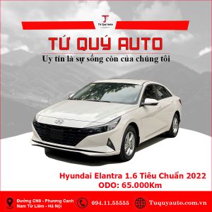Xe Hyundai Elantra 1.6 AT Tiêu chuẩn 2022 - Trắng