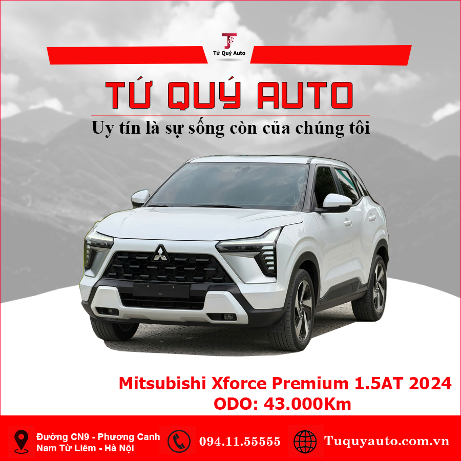 Xe Mitsubishi Xforce Premium 2024 - Trắng