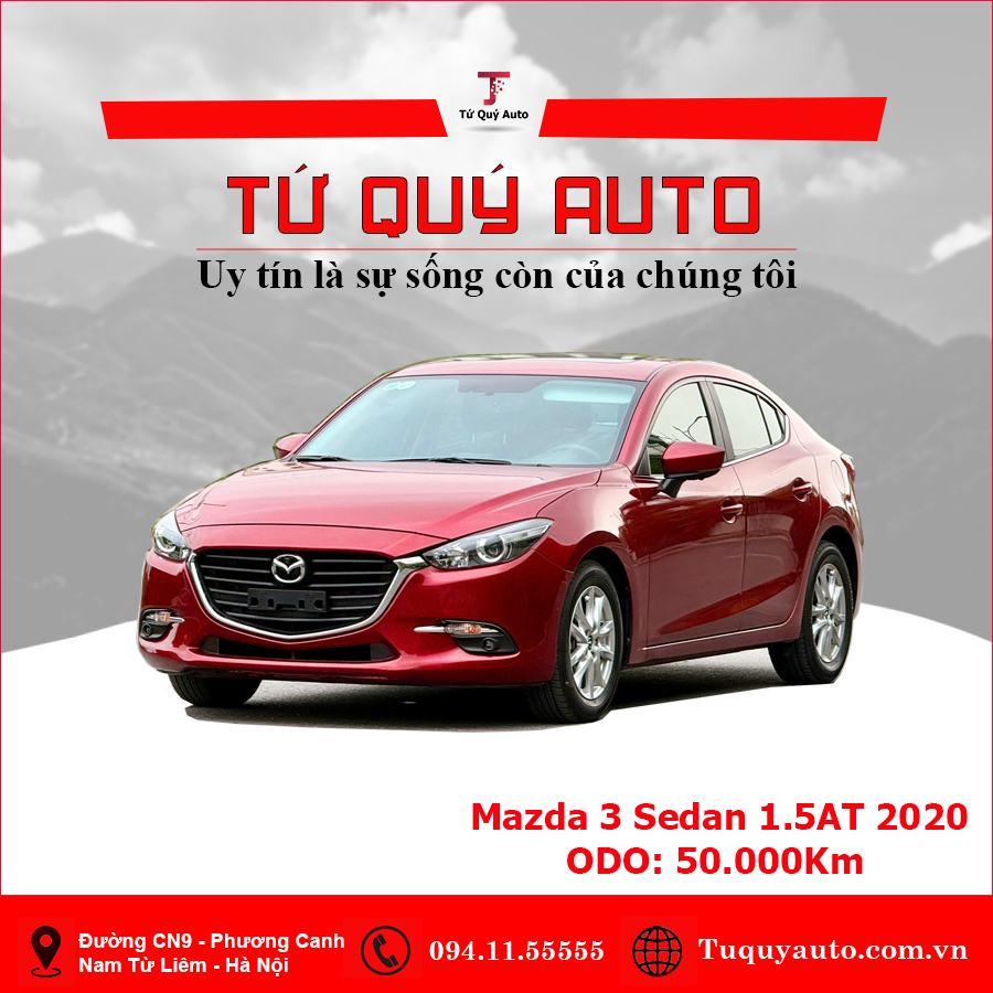 Xe Mazda 3 Sedan 1.5AT 2020 - Đỏ