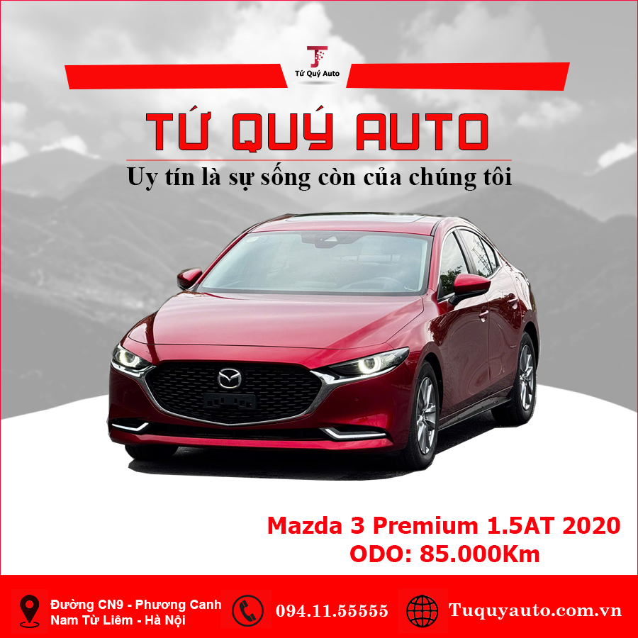 Xe Mazda 3 1.5L Premium 2020 - Đỏ