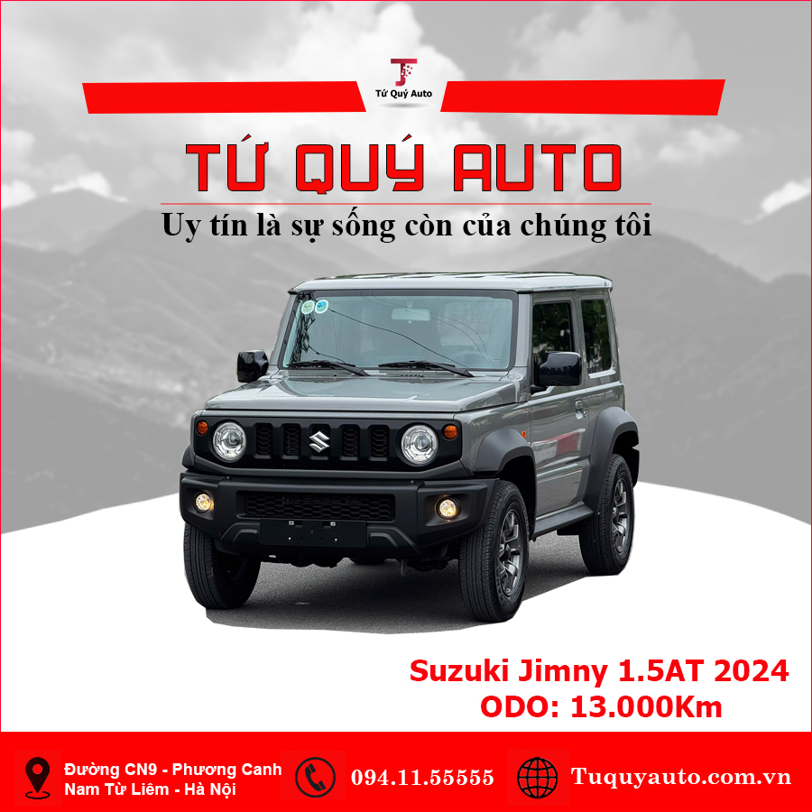 Xe Suzuki Jimny 1.5AT 2024 - Xám
