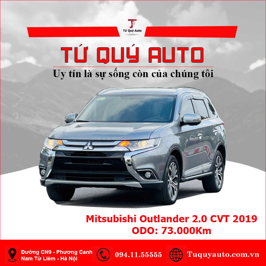 Xe Mitsubishi Outlander 2.0 CVT 2019 - Xám