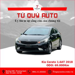 Xe Kia Cerato 1.6 AT 2018 - Đen