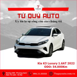 Xe Kia K3 Luxury 1.6 AT 2022 - Trắng