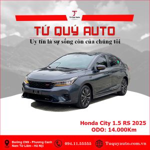 Xe Honda City RS Sensing 1.5 AT 2025 - Xám
