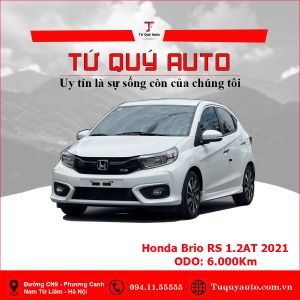 Xe Honda Brio RS 1.2AT 2021 - Trắng