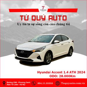 Xe Hyundai Accent 1.4 AT Đặc Biệt 2024 - Trắng