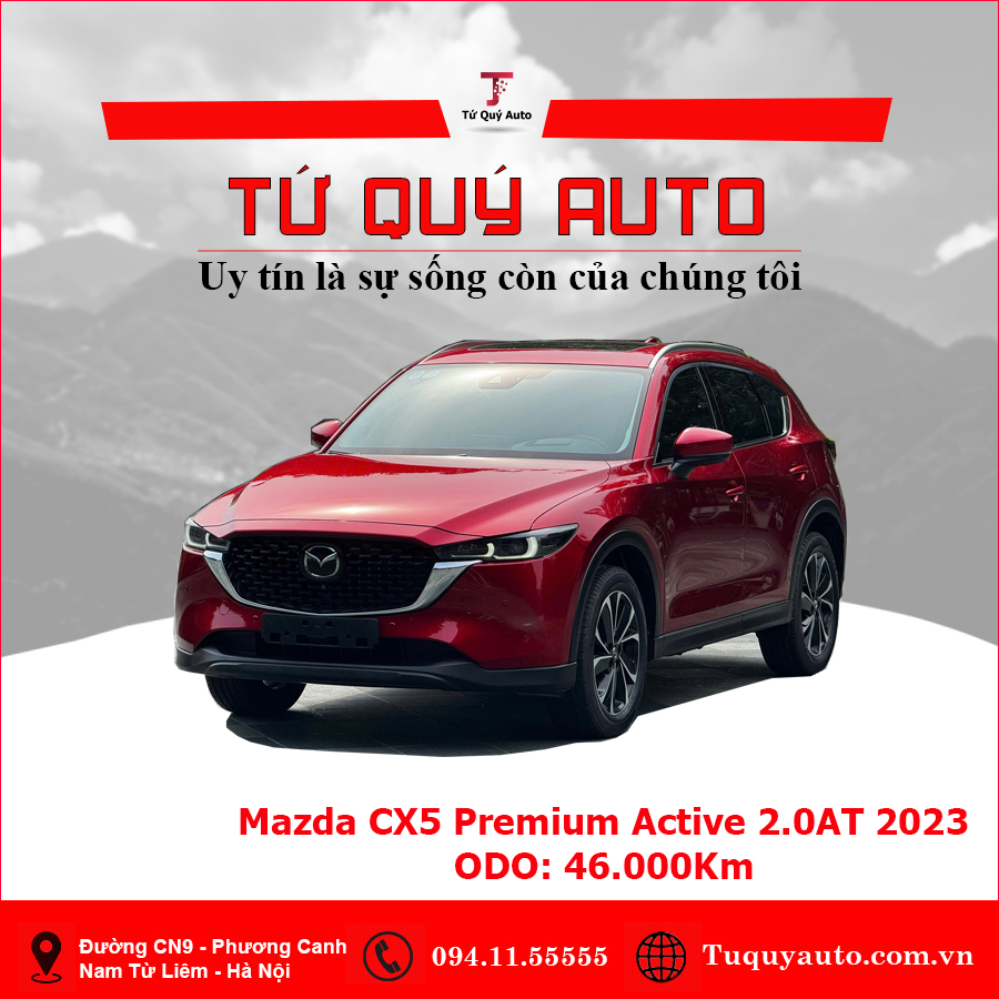 Xe Mazda CX5 Premium 2.0 AT 2023 - Đỏ