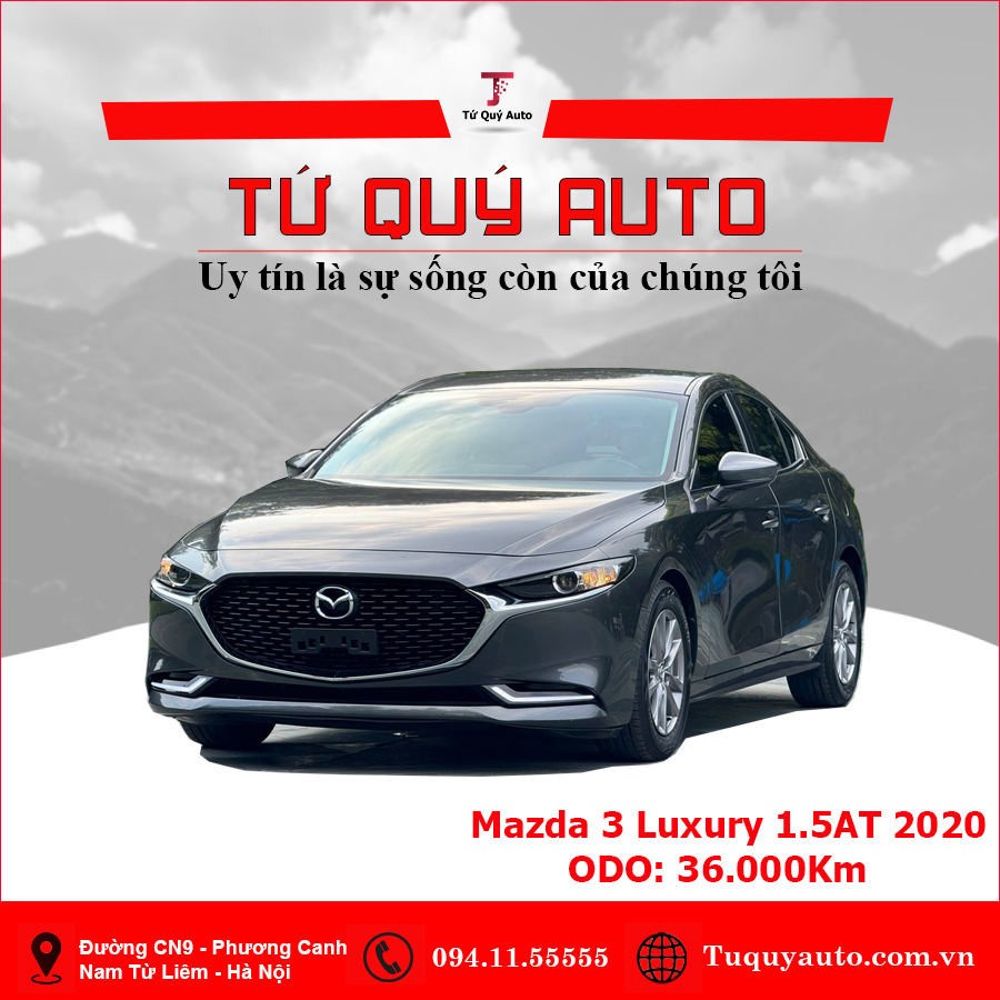 Xe Mazda 3 1.5L Luxury 2020 - Xám