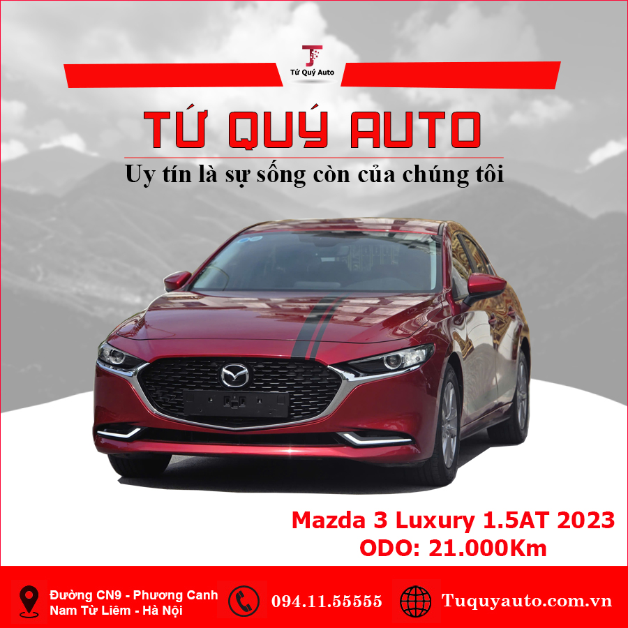 Xe Mazda 3 1.5L Luxury 2023 - Đỏ