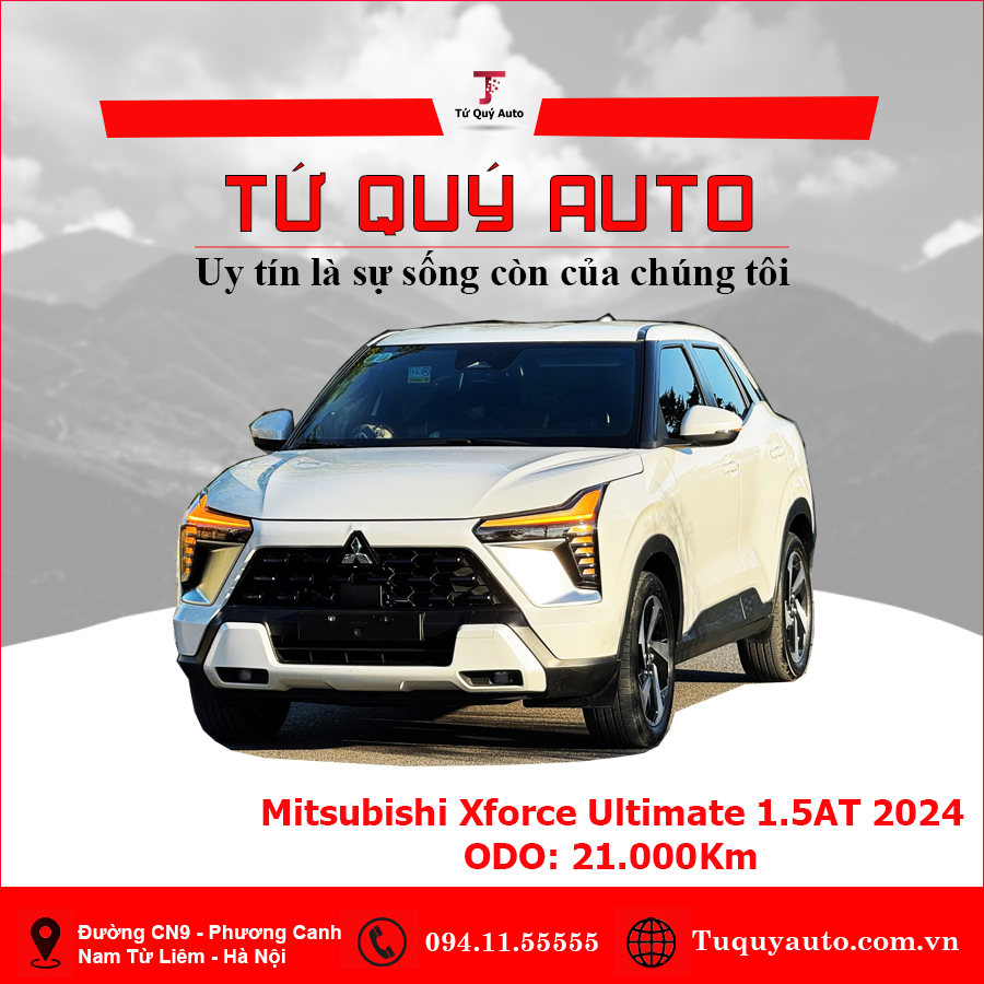 Xe Mitsubishi Xforce Ultimate 1.5AT 2024 - Trắng