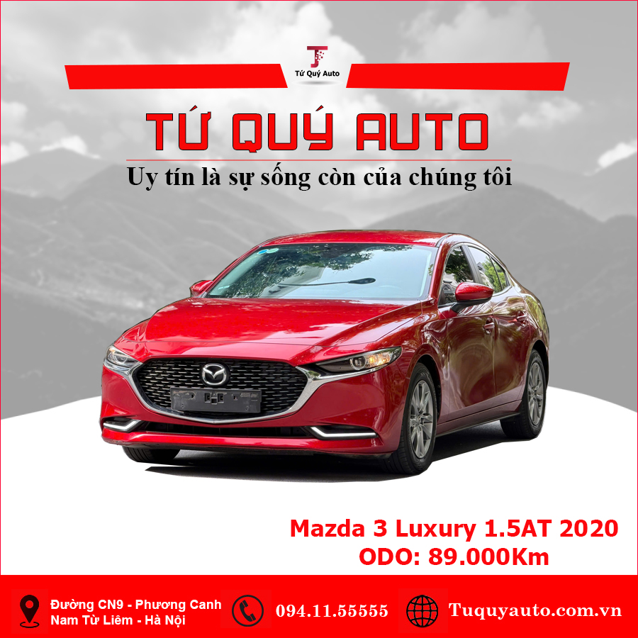 Xe Mazda 3 1.5L Luxury 2020 - Đỏ