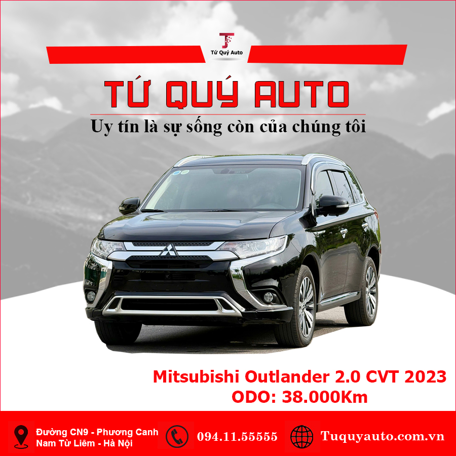 Xe Mitsubishi Outlander 2.0 CVT 2023 - Đen