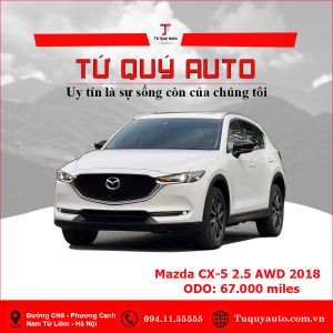 Xe Mazda CX5 2.5 AT AWD 2018 - Trắng