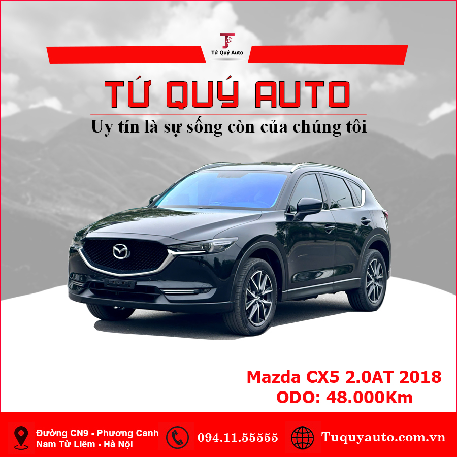 Xe Mazda CX5 2.0 AT 2018 - Đen