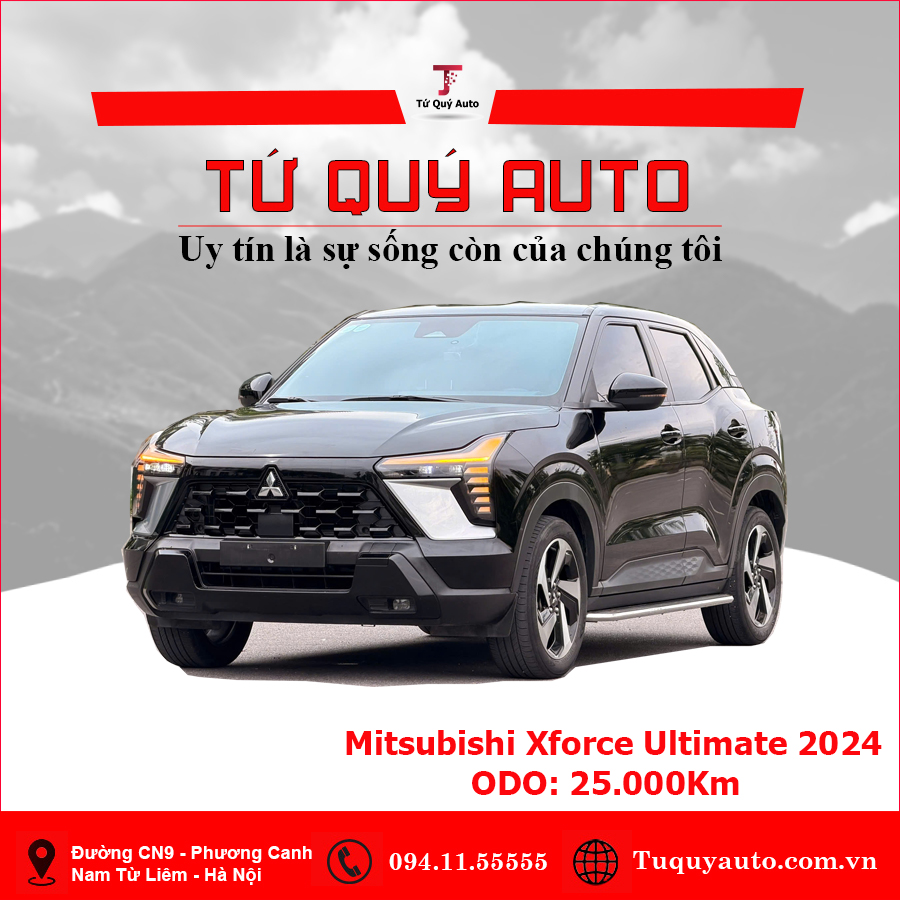 Xe Mitsubishi Xforce Ultimate 2024 - Đen
