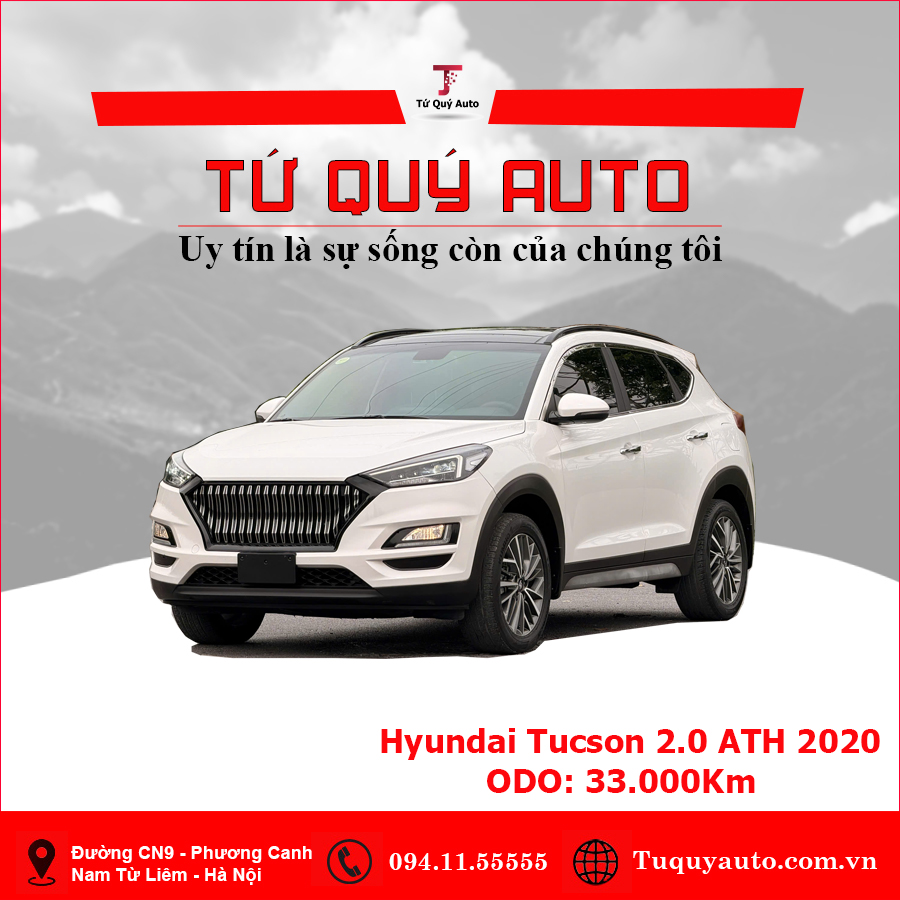 Xe Hyundai Tucson 2.0 ATH 2020 - Trắng
