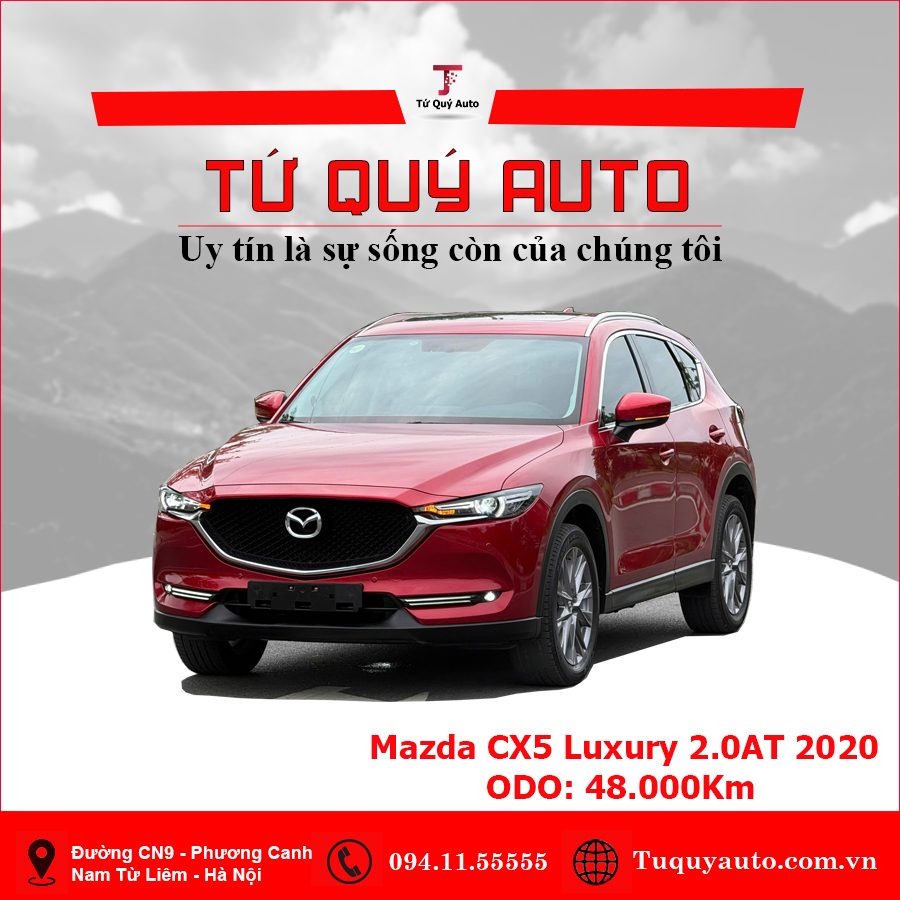 Xe Mazda CX5 2.0 Luxury 2020 - Đỏ