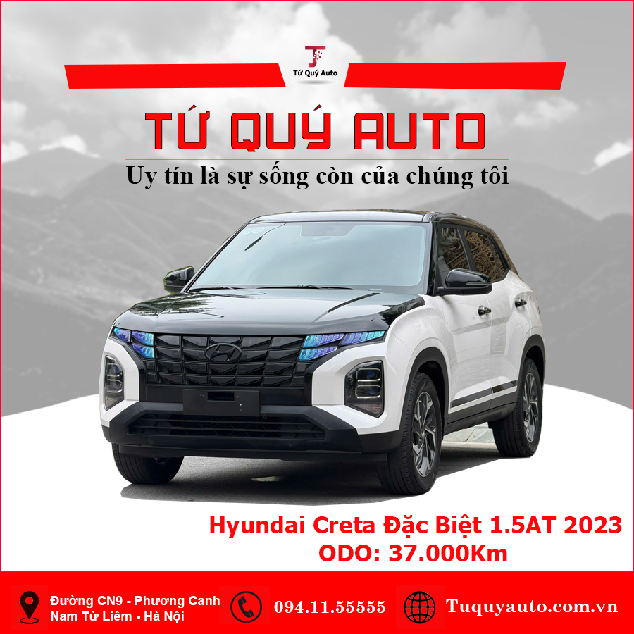Xe Hyundai Creta Đặc biệt 1.5 AT 2023 - Trắng