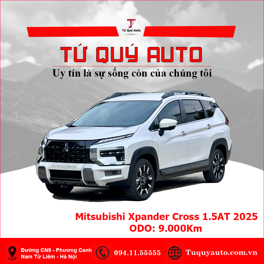 Xe Mitsubishi Xpander Cross 1.5 AT 2025 - Trắng