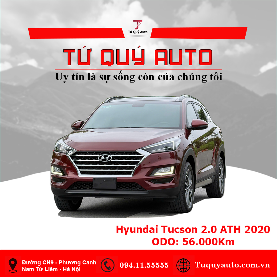 Xe Hyundai Tucson 2.0 ATH 2020 - Đỏ Mận