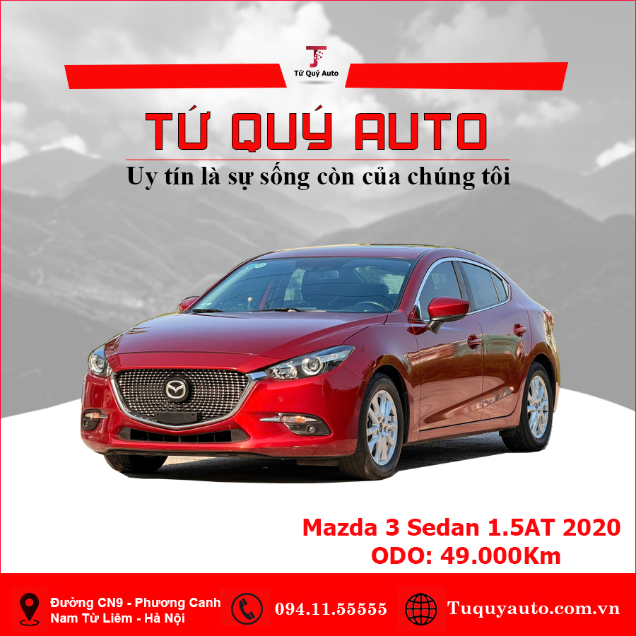 Xe Mazda 3 Facelift 1.5AT 2020 - Đỏ