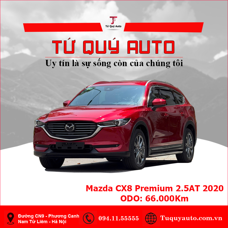 Xe Mazda CX8 Premium 2020 - Đỏ