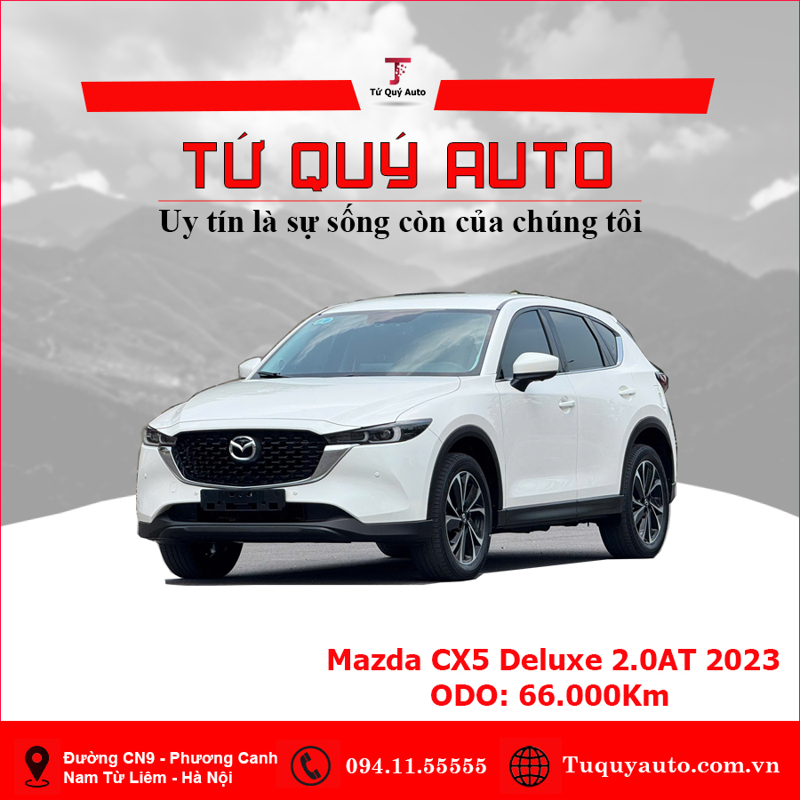 Xe Mazda CX5 Deluxe 2.0 AT 2023 - Trắng